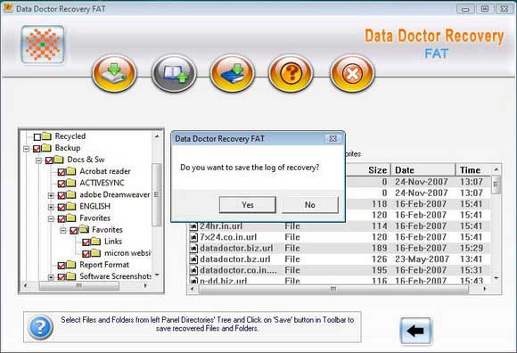 Screenshot of Salvage FAT Partition